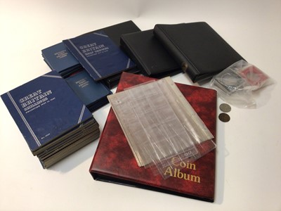 Lot 458 - G.B. - Coin accessories to include albums x 4, Whitman coin folders x 15 etc (Qty)