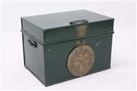 Lot 1437 - Victorian iron fire-resisting safe box, by...