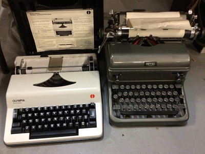 Lot 390 - Two old typewriters