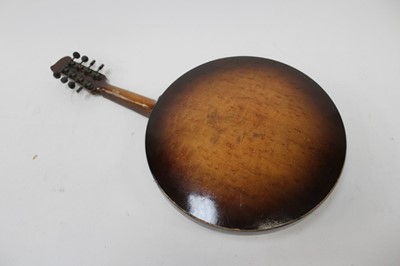 Lot 2364 - Student violin together with a banjo ukulele
