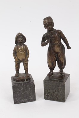 Lot 780 - Two Continental bronze figures