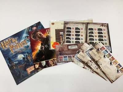 Lot 2596 - Collection of Harry Potter books, DVD's and other items