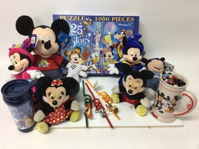 Lot 1829 - Large collection of Disney toys, monopoly set and various other items