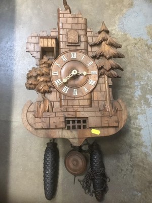 Lot 456 - Carved Black Forest cuckoo clock