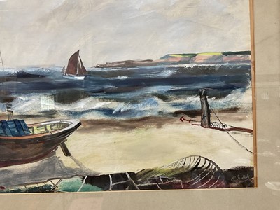 Lot 1146 - Rowland Suddaby watercolour coastal scene