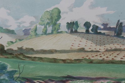 Lot 1152 - *John Northcote Nash (1893-1977) lithograph, The Stour, near Bures