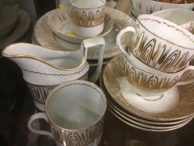 Lot 154 - Service of Regency porcelain tea wares