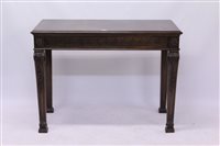 Lot 1451 - Good 18th century-style mahogany hall table...