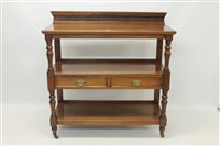 Lot 1456 - Good quality late Victorian Carsved walnut...