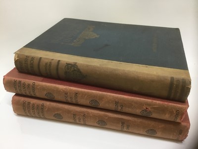 Lot 1768 - Garner & Stratton, 'The Domestic Architecture of England During The Tudor Period', 2 Vols. pub. Batsford, Second Edition 1929, together with Stratton, 'The English Interior', pub. Batsford