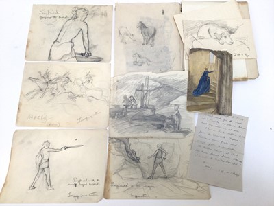 Lot 321 - Early 20th century sketch book