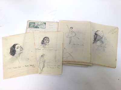 Lot 321 - Early 20th century sketch book