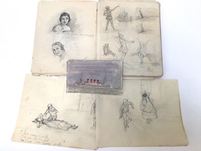 Lot 321 - Early 20th century sketch book