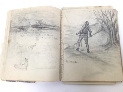 Lot 321 - Early 20th century sketch book