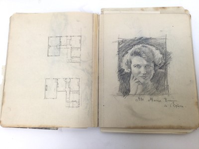 Lot 321 - Early 20th century sketch book