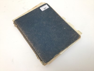 Lot 321 - Early 20th century sketch book