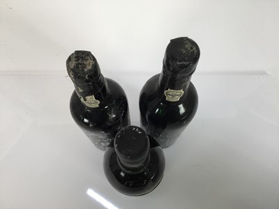 Lot 13 - Port - three bottles, Taylors  Crusted bottled 1974, Real Campanhia Velha 1967, boxed, and another 1987