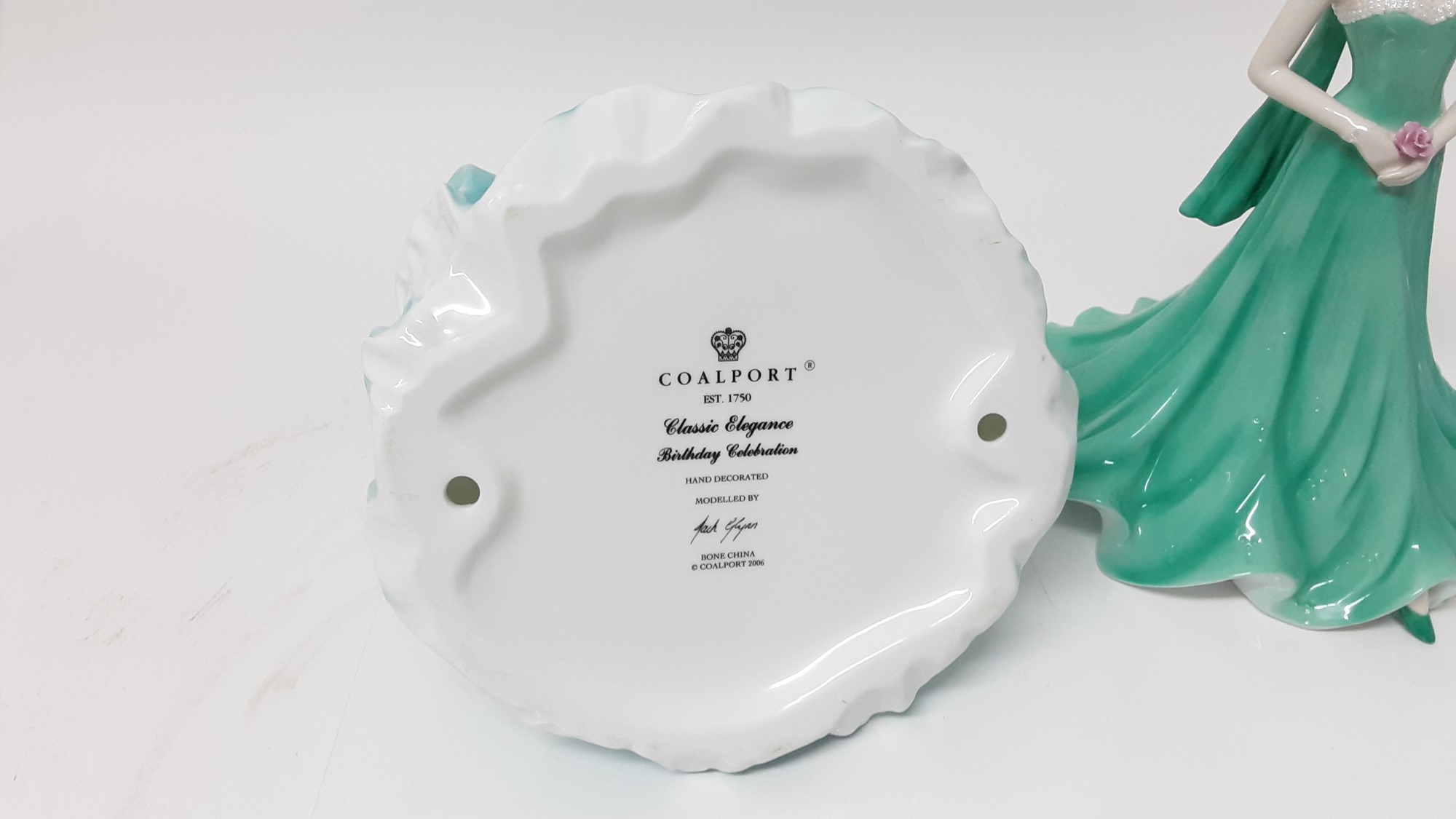 Lot 116 Three Coalport Classic Elegance figures