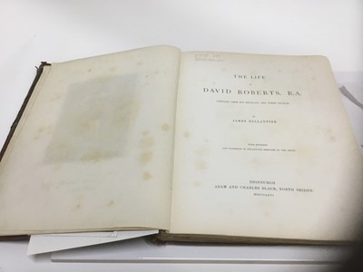 Lot 1744 - Book- Life of David Roberts, signed by the author