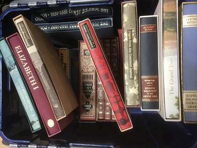 Lot 1747 - One box of folio society titles