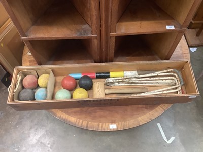 Lot 455 - Jacques croquet set