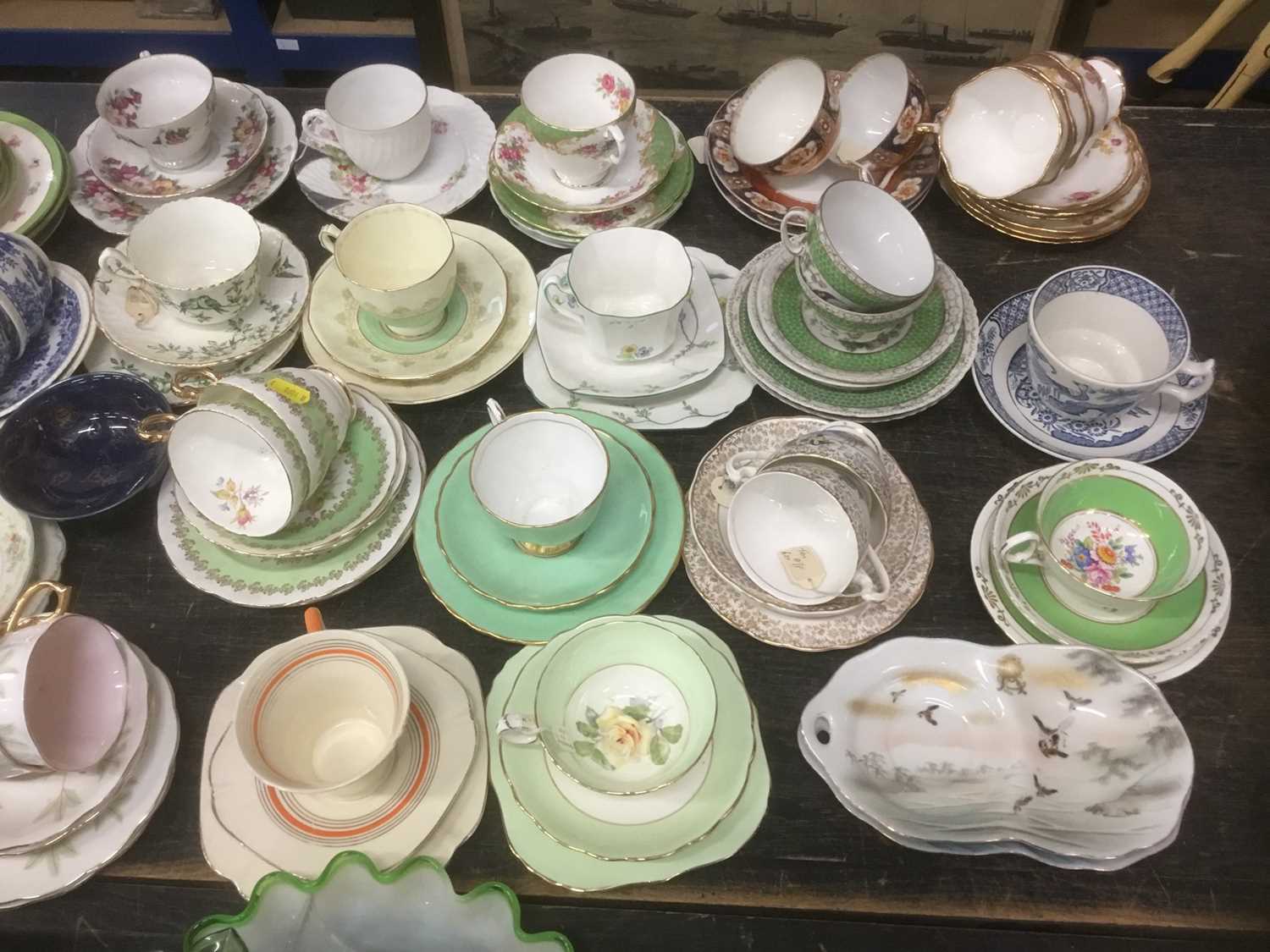 Lot 146 Collection of teacups and saucers