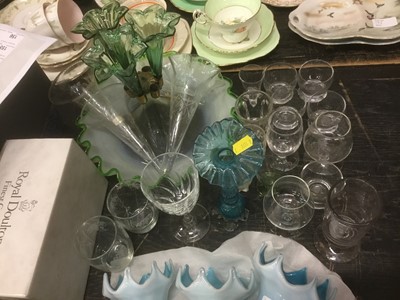 Lot 147 - Cut glass and other glassware