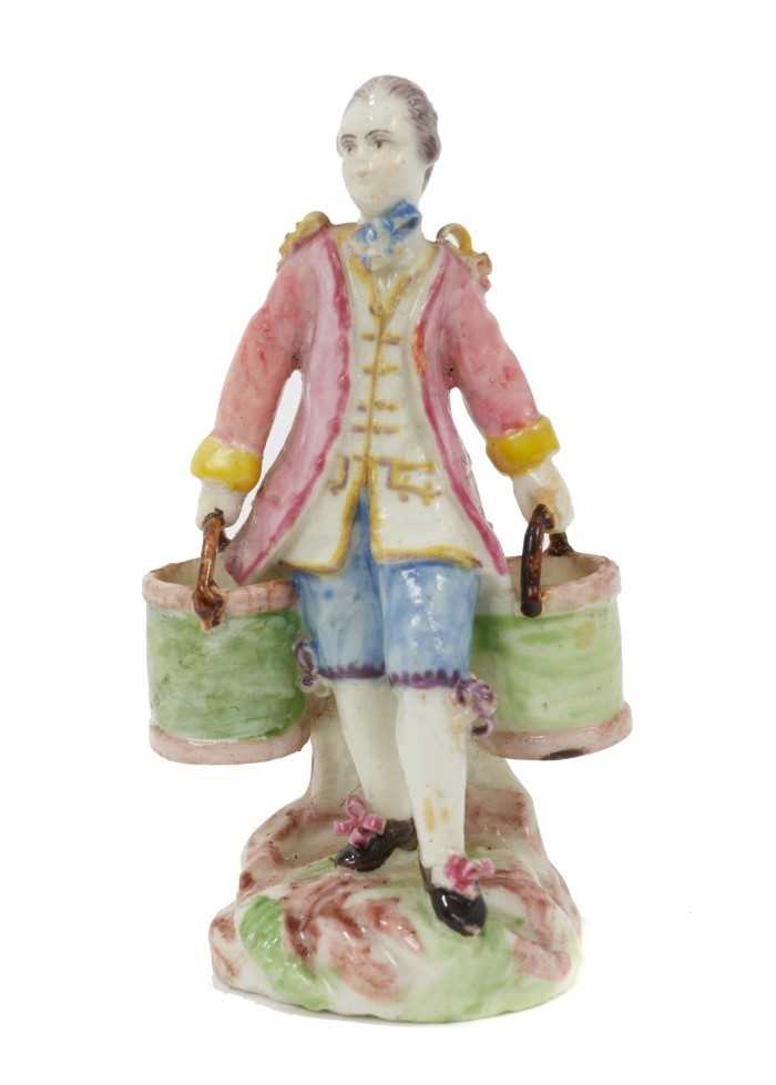 Lot 75 - 18th century Mennecy-Villeroy porcelain figure
