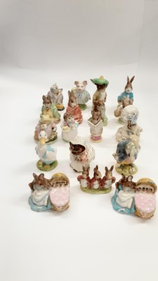 Lot 1251 - Collection of eighteen Beswick Beatrix Potter figures