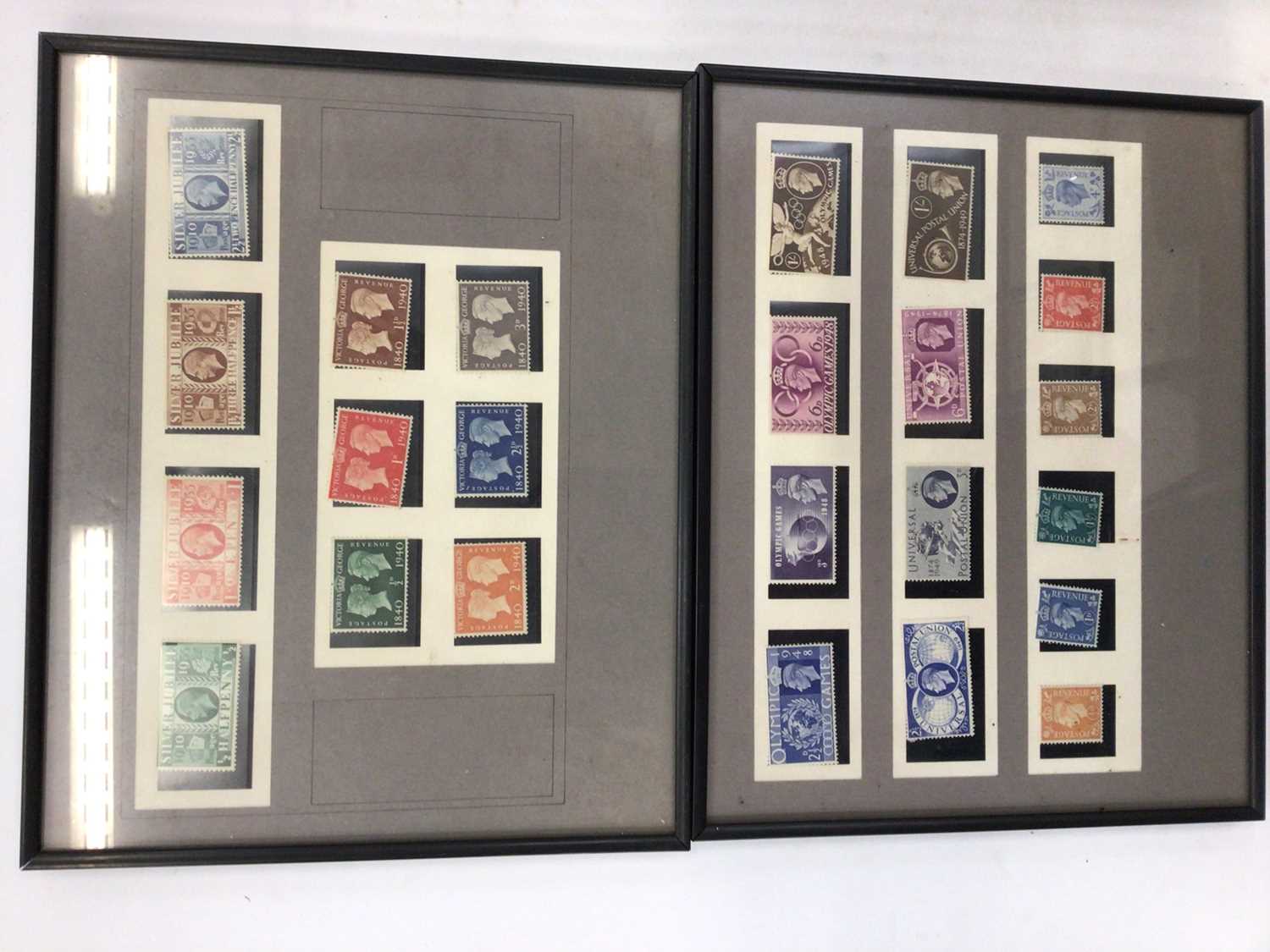 Lot 1411 - Stamps large selection of G.B. presentation packs plus some year packs (approx. 300) and two framed and glazed GV and GVI sets