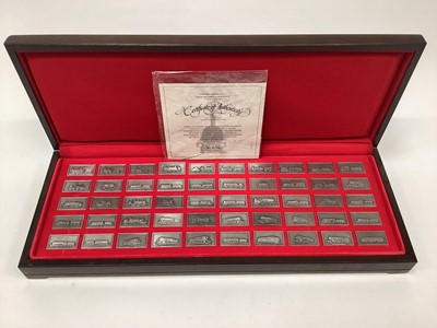 Lot 2602 - Collection of Railway pewter ingots