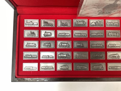 Lot 2602 - Collection of Railway pewter ingots