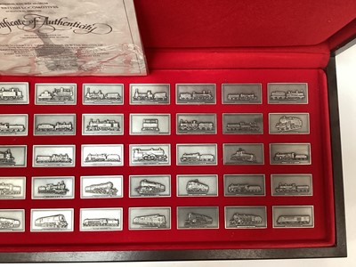 Lot 2602 - Collection of Railway pewter ingots