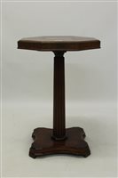 Lot 1470 - Victorian occasional table with octagonal...