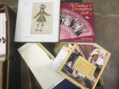 Lot 201 - Two boxes of fashion and design books and magazines