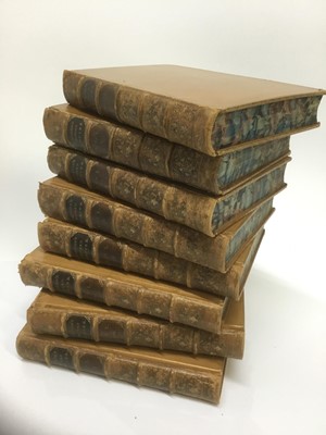 Lot 1700 - Gibbon (Edward), 'The Decline and Fall of the Roman Empire', 8 vols., pub. John Murray 1887, calf covers, marbled ends, together with six books from 'Sir John Lubbock's hundred books' collection, a...