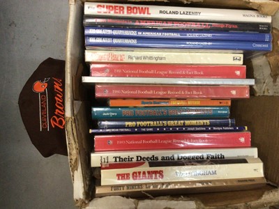 Lot 398 - Large collection of American Football publications