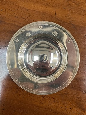 Lot 711 - Contemporary silver armada dish by Carrs, 1.7ozs