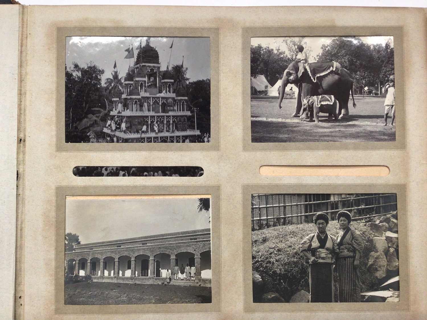 Lot 1464 - Three early 20th century photograph albums of India