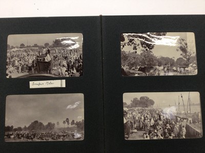 Lot 1464 - Three early 20th century photograph albums of India