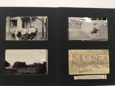 Lot 1464 - Three early 20th century photograph albums of India