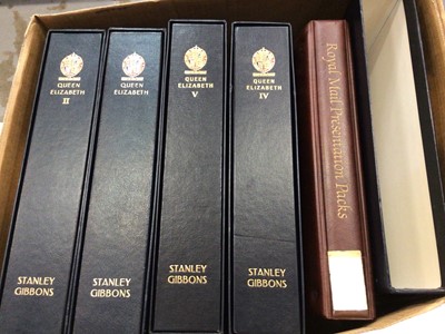 Lot 1406 - Stamps G.B. Queen Elizabeth collection housed in Stanley Gibbons hingeless albums to include early commemorative and definitive issues, watermark varieties, phosphor issues various presentation pac...