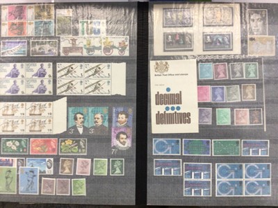 Lot 1406 - Stamps G.B. Queen Elizabeth collection housed in Stanley Gibbons hingeless albums to include early commemorative and definitive issues, watermark varieties, phosphor issues various presentation pac...