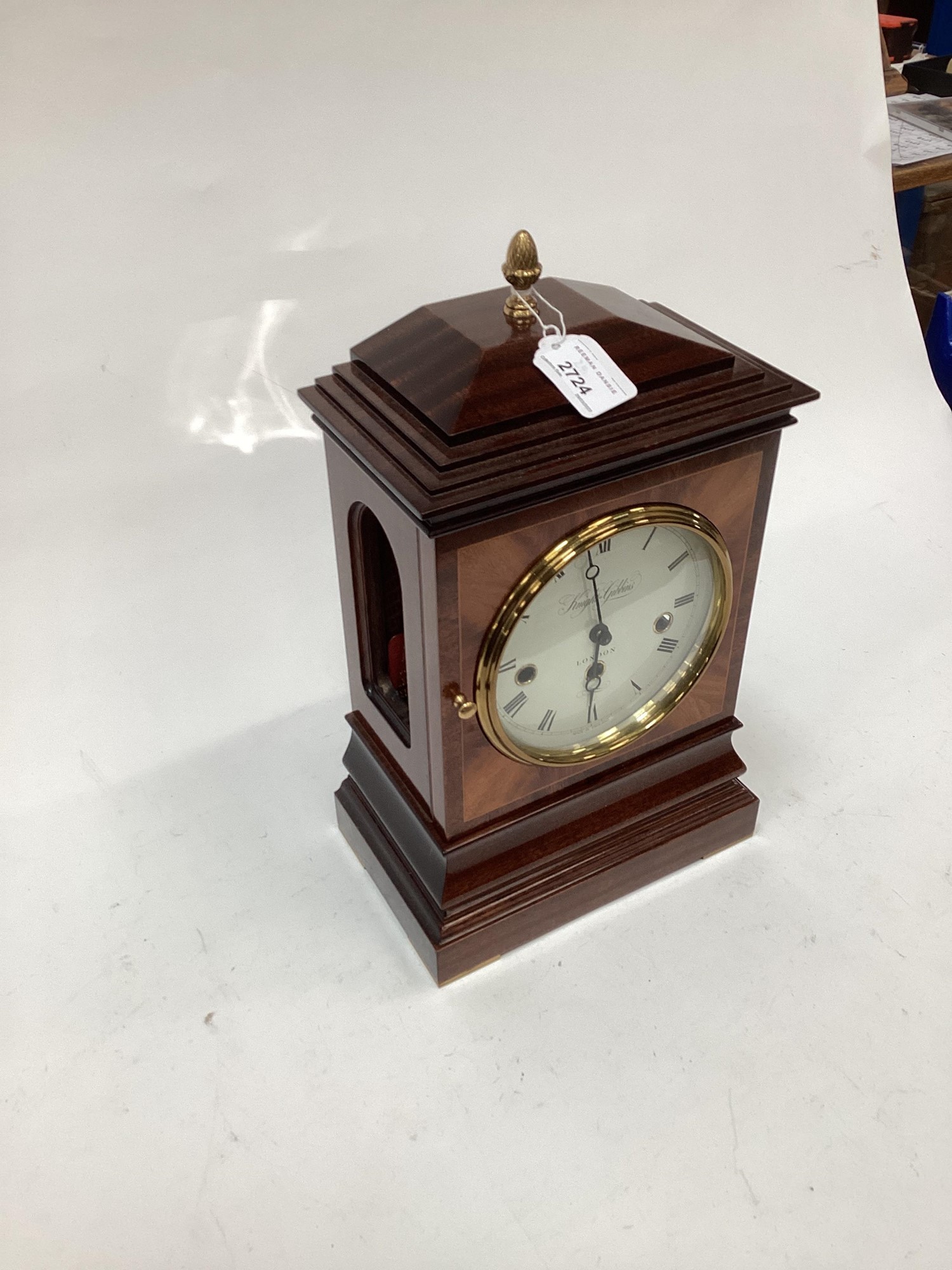 Lot 2724 Knight & Gibbins mantel clock