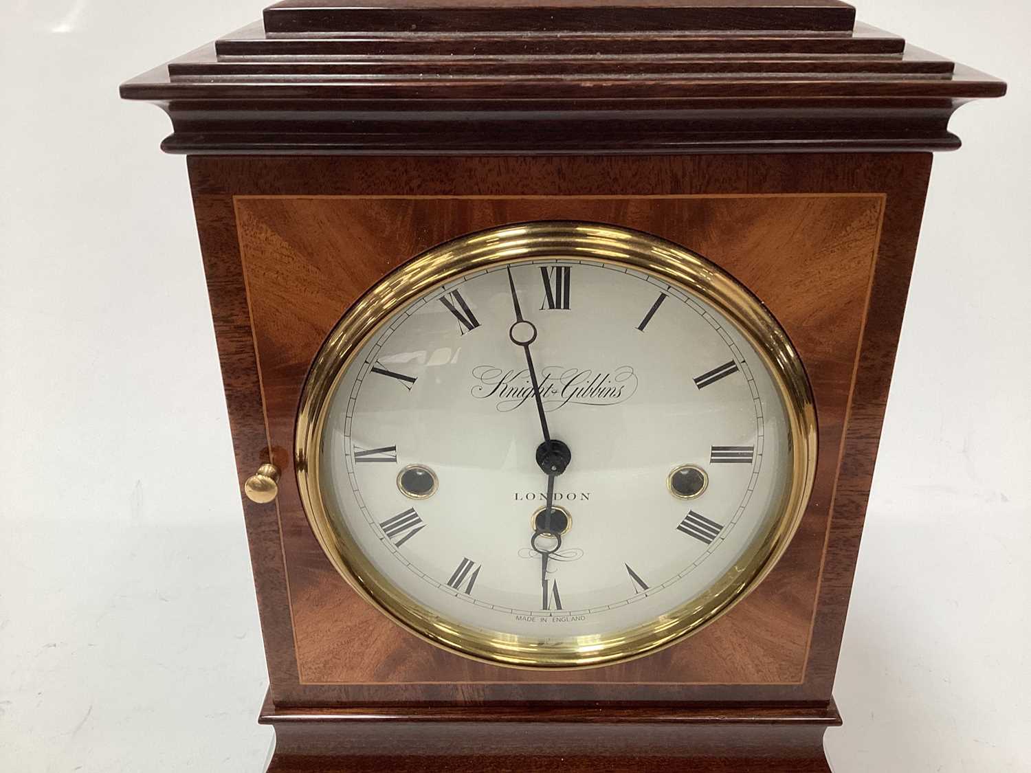Lot 2724 Knight & Gibbins mantel clock