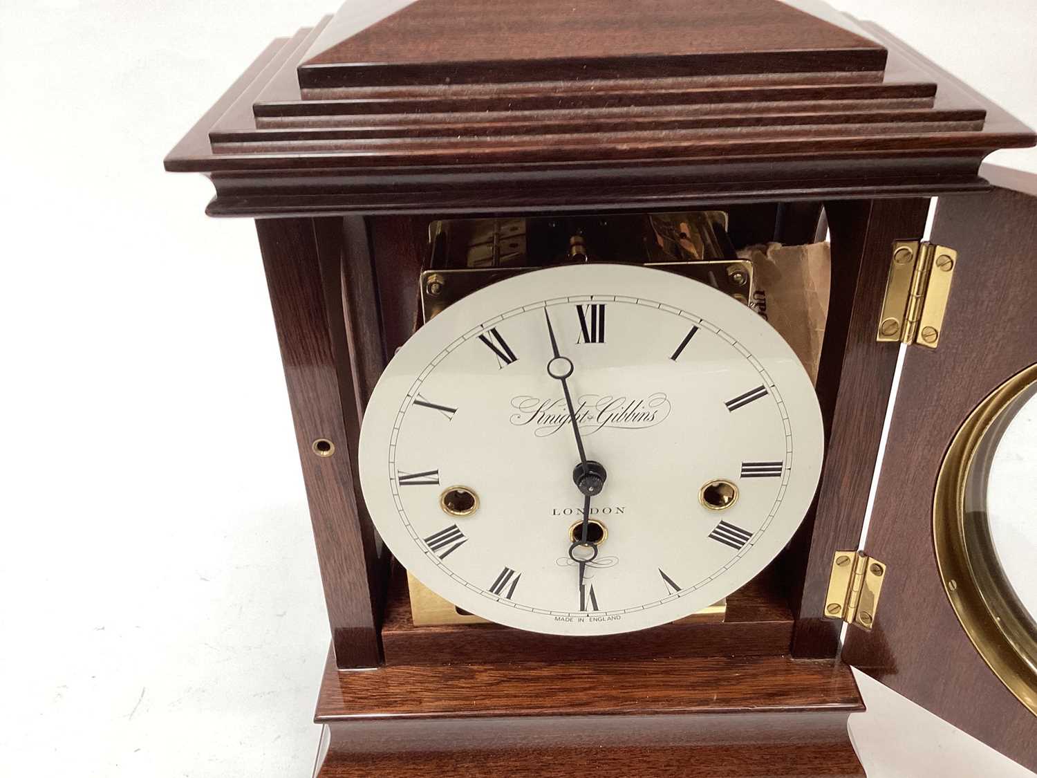 Lot 2724 Knight & Gibbins mantel clock