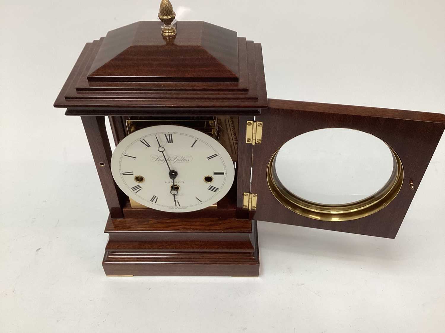 Lot 2724 Knight & Gibbins mantel clock