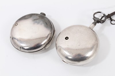 Lot 151 - Georgian pair cased pocket watch