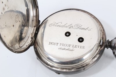 Lot 152 - Victorian silver pocket watch signed by Kendal and Dent’s