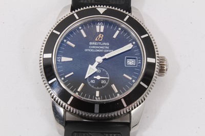 Lot 157 - Breitling Chronometer Superocean wristwatch